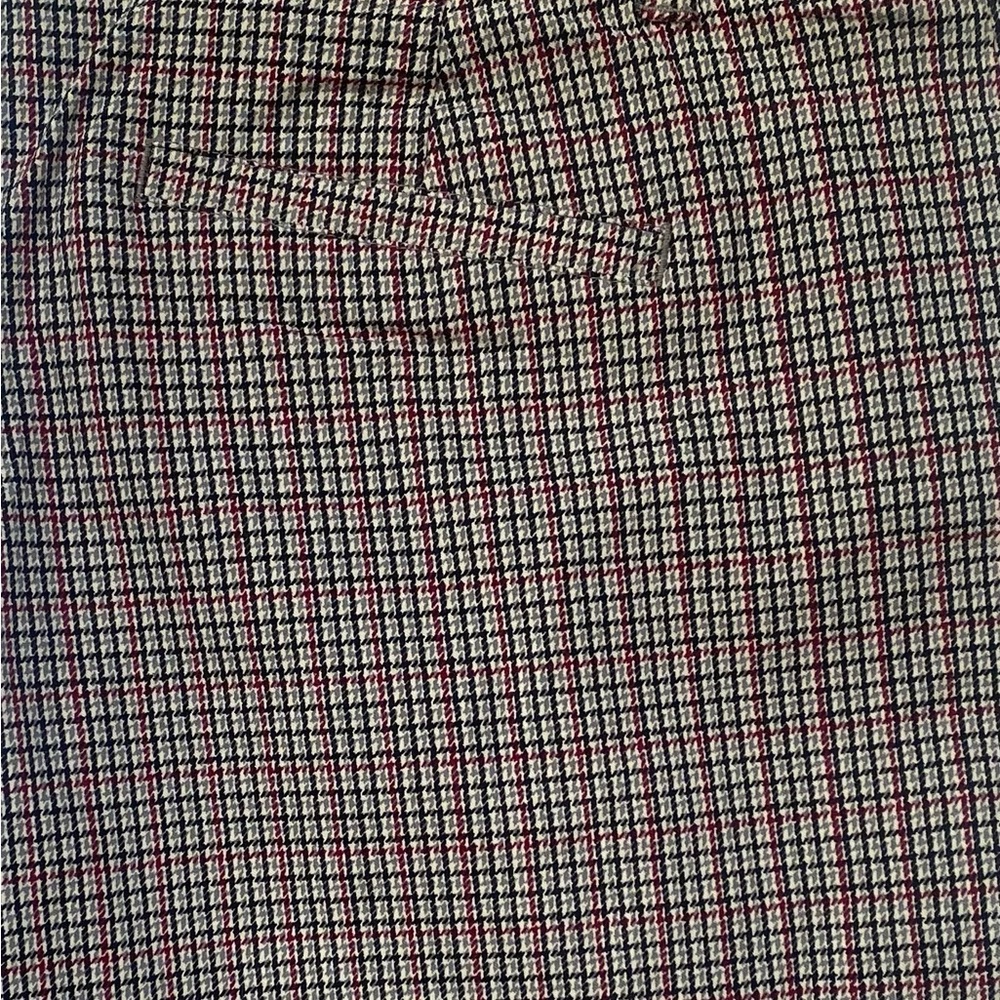 Maurices Black and Red Checkered Leggings